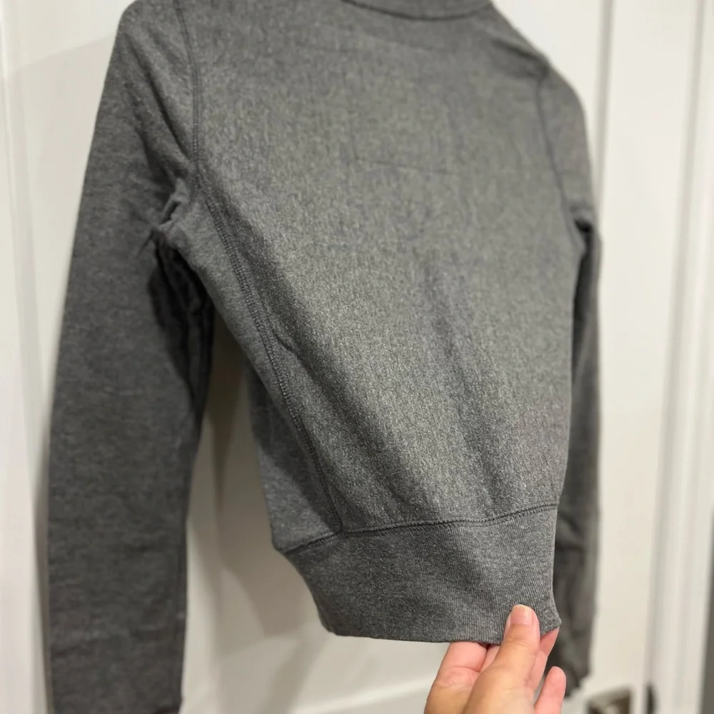 Hollister Women's Charcoal Bomber Jacket - Picture 12 of 12